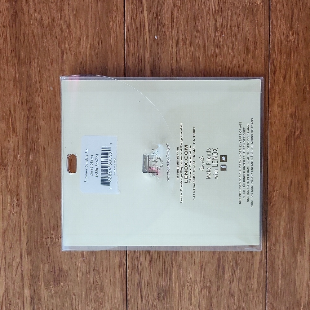 Lenox summer sandals pin - Picture 2 of 3